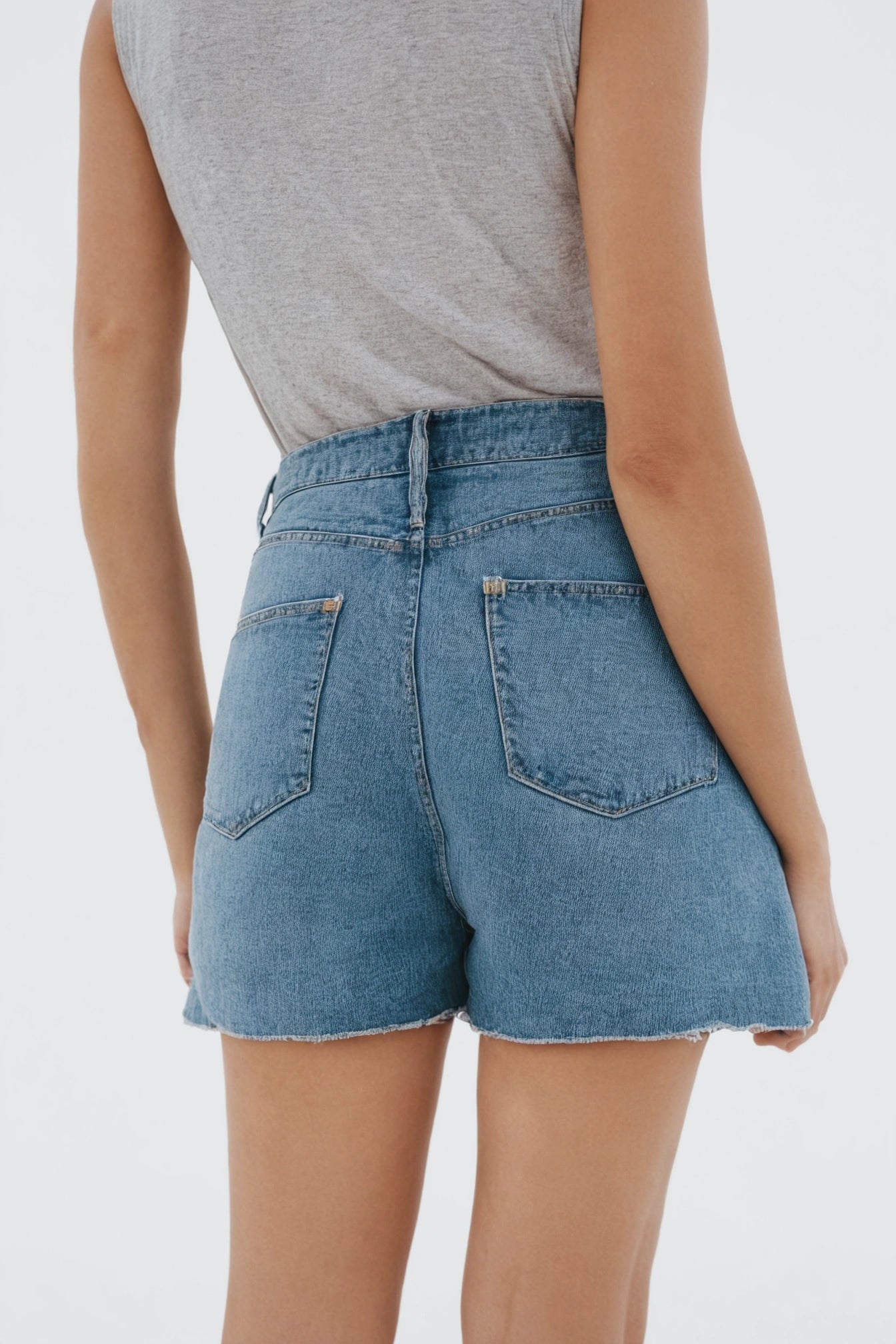 Boxy Denim Short