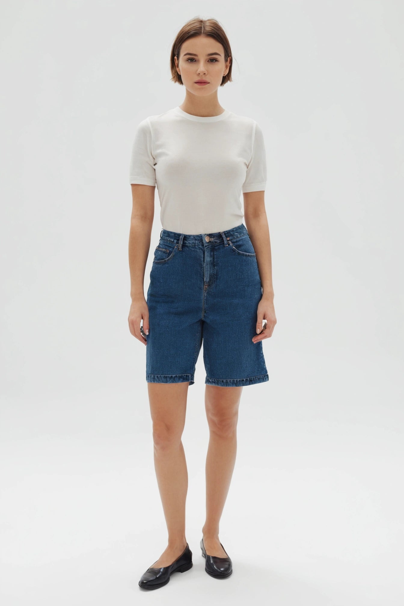 Longline Denim Short