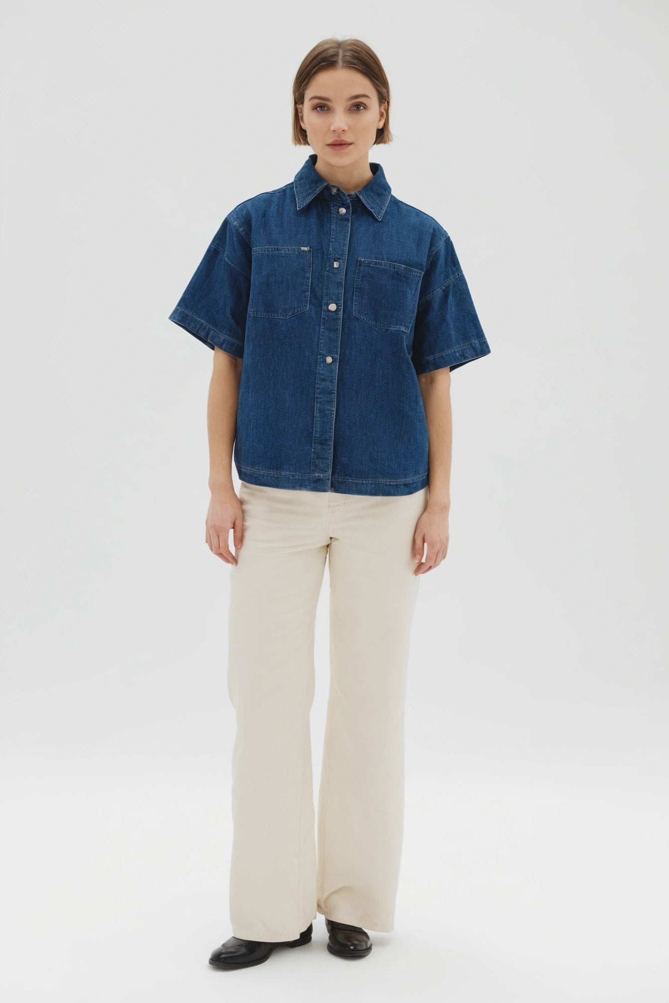 Marlow Boxy Denim Shirt