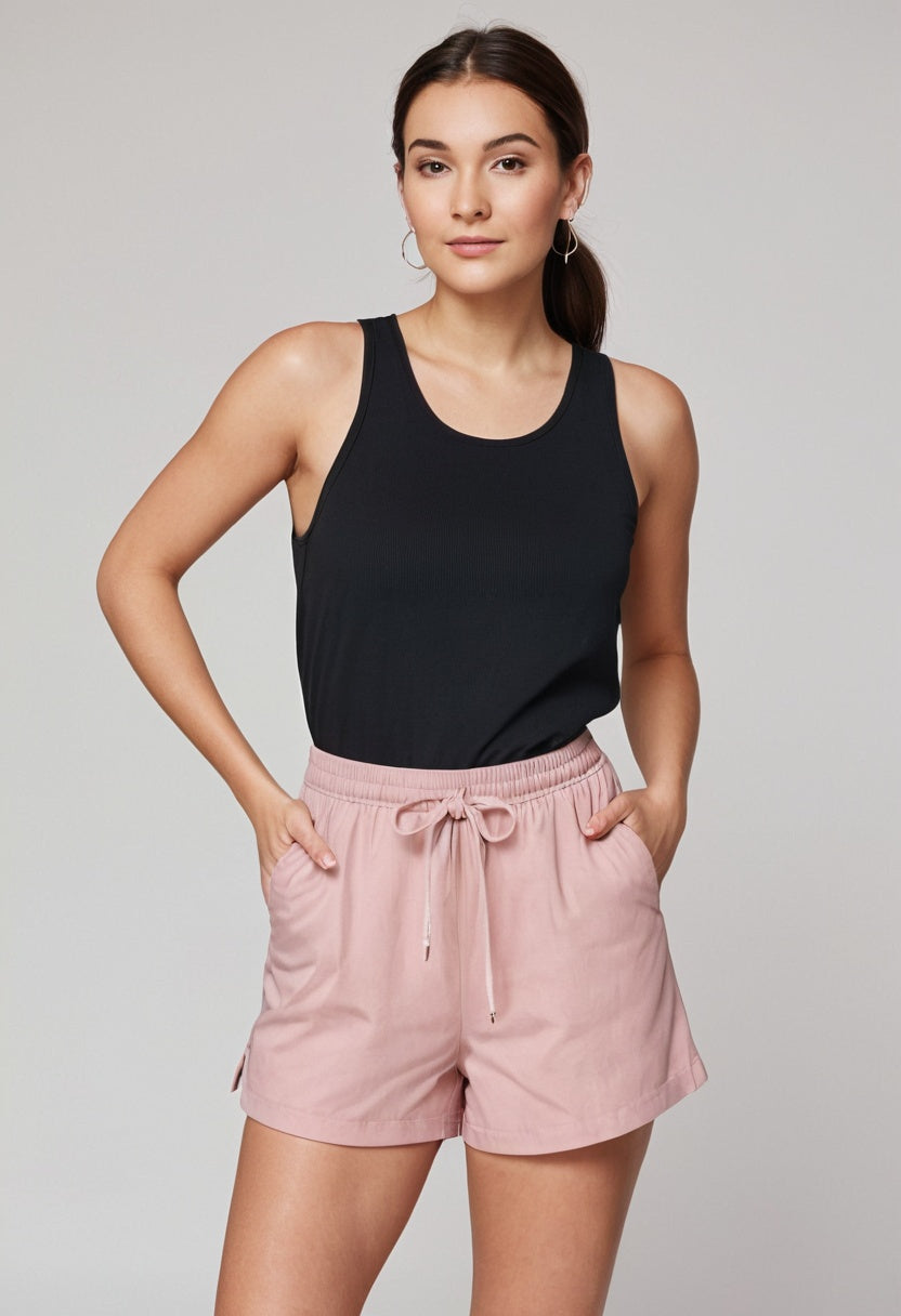 Philipa Poplin Short - lotus