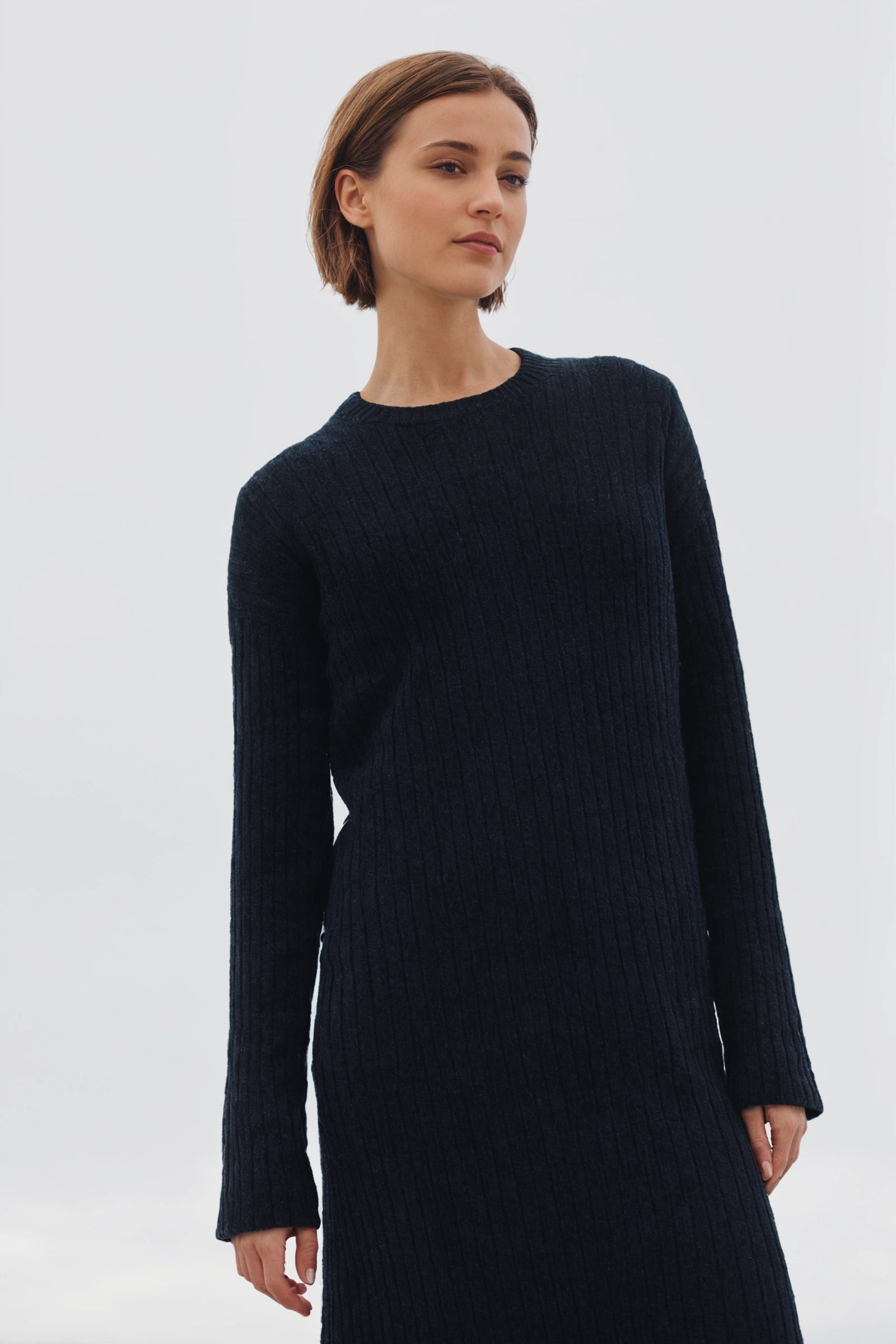 Wool Cashmere Rib Top